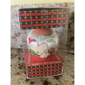 Ziggy Tom Wilson Vtg 1982 Christmas Satin Ornament Double Sided Comic Strip NEW